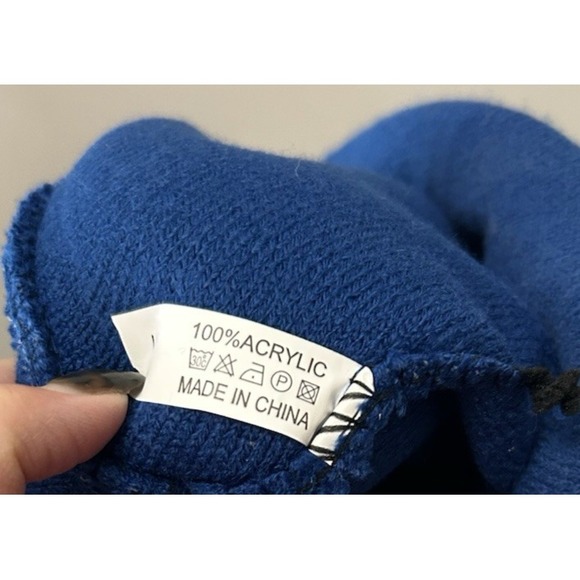 Indianapolis Colts NFL Football Winter Hat Beanie Stadium Giveaway Lucas Oil Pom - Picture 3 of 3